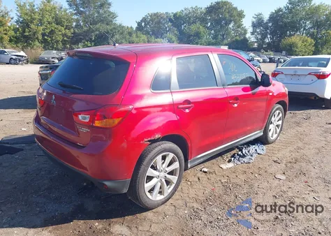 2014 Mitsubishi Outlander Sport Es z USA, uszkodzony, nr VIN 4A4AR3AU0EE007305